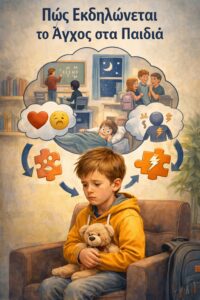 Πώς εκδηλώνεται το άγχος στα παιδιά και πότε να ανησυχήσουμε